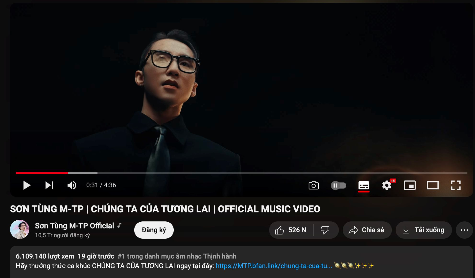 Sơn T&ugrave;ng M-TP kiếm bao nhi&ecirc;u tiền từ k&ecirc;nh YouTube tỷ views?- Ảnh 3.