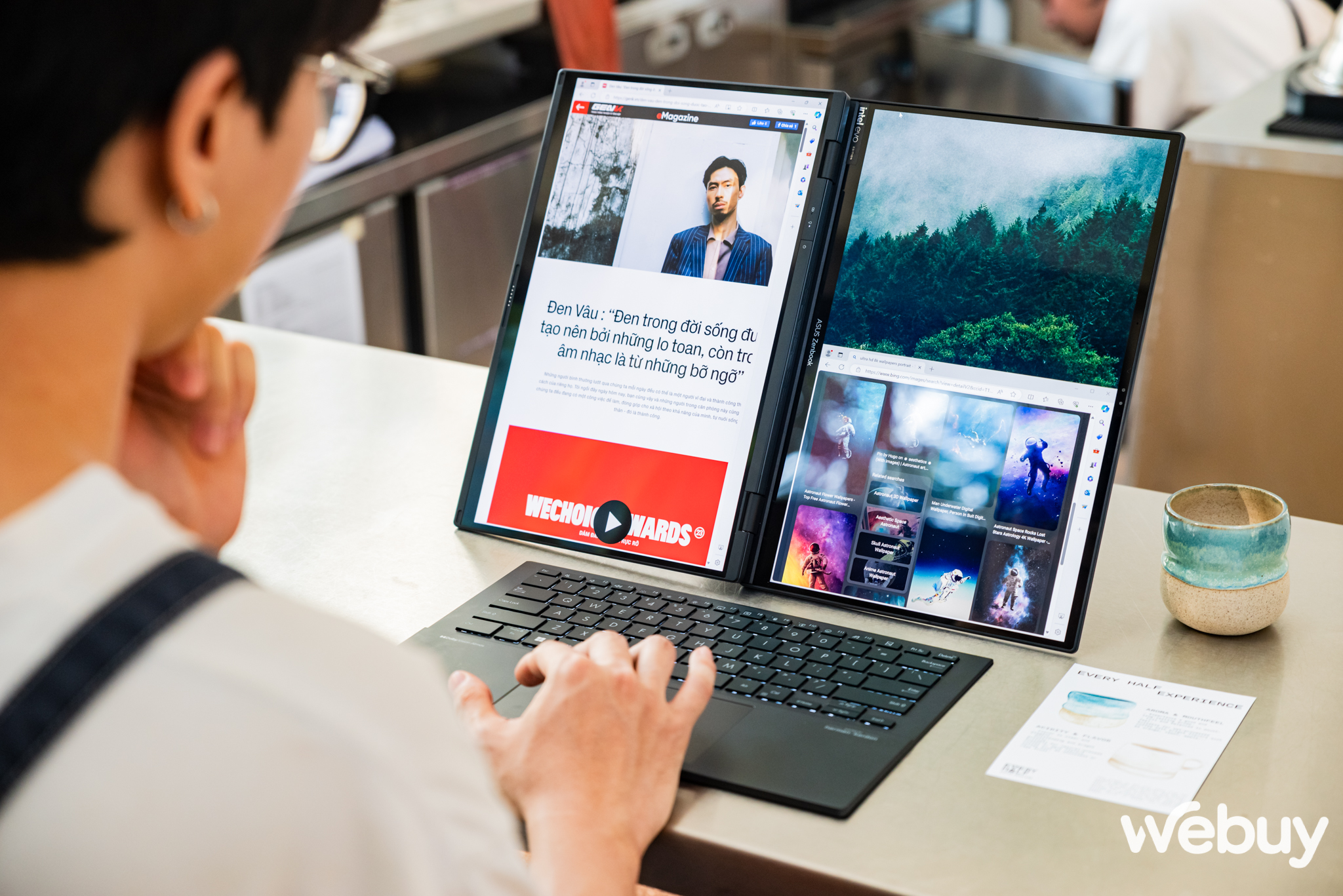 Cận cảnh ASUS Zenbook DUO: Laptop 2 m&agrave;n h&igrave;nh OLED, thiết kế th&ocirc;ng minh, lại c&ograve;n c&oacute; chip AI, đủ combo bước v&agrave;o năm 2024- Ảnh 26.