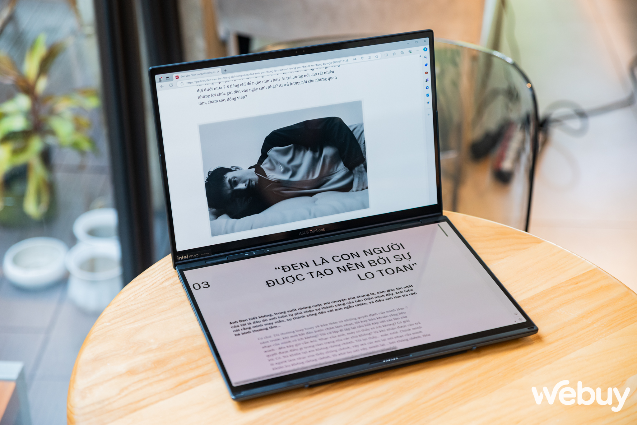 Cận cảnh ASUS Zenbook DUO: Laptop 2 m&agrave;n h&igrave;nh OLED, thiết kế th&ocirc;ng minh, lại c&ograve;n c&oacute; chip AI, đủ combo bước v&agrave;o năm 2024- Ảnh 12.