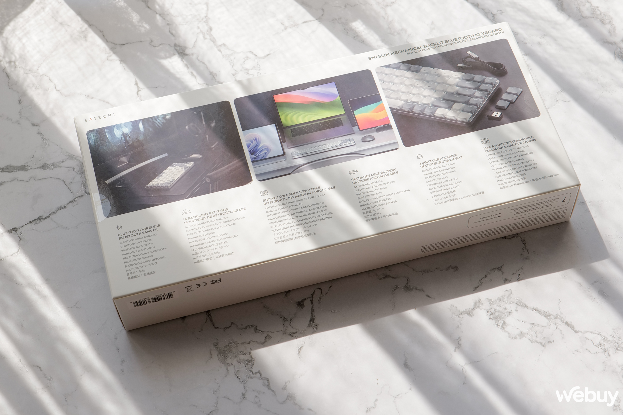 Trên tay bàn phím cơ Satechi SM1 Slim: Thiết kế mỏng nhưng tích hợp đèn nền, switch tự sản xuất- Ảnh 3. Trên tay bàn phím cơ Satechi SM1 Slim: Thiết kế mỏng nhưng tích hợp đèn nền, switch tự sản xuất- Ảnh 3.