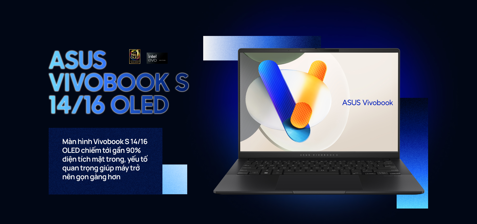 ASUS Vivobook S 14/16 OLED t&aacute;i định nghĩa laptop đa năng với thiết kế mỏng nhẹ, chip AI v&agrave; m&agrave;n h&igrave;nh Lumina OLED- Ảnh 8.
