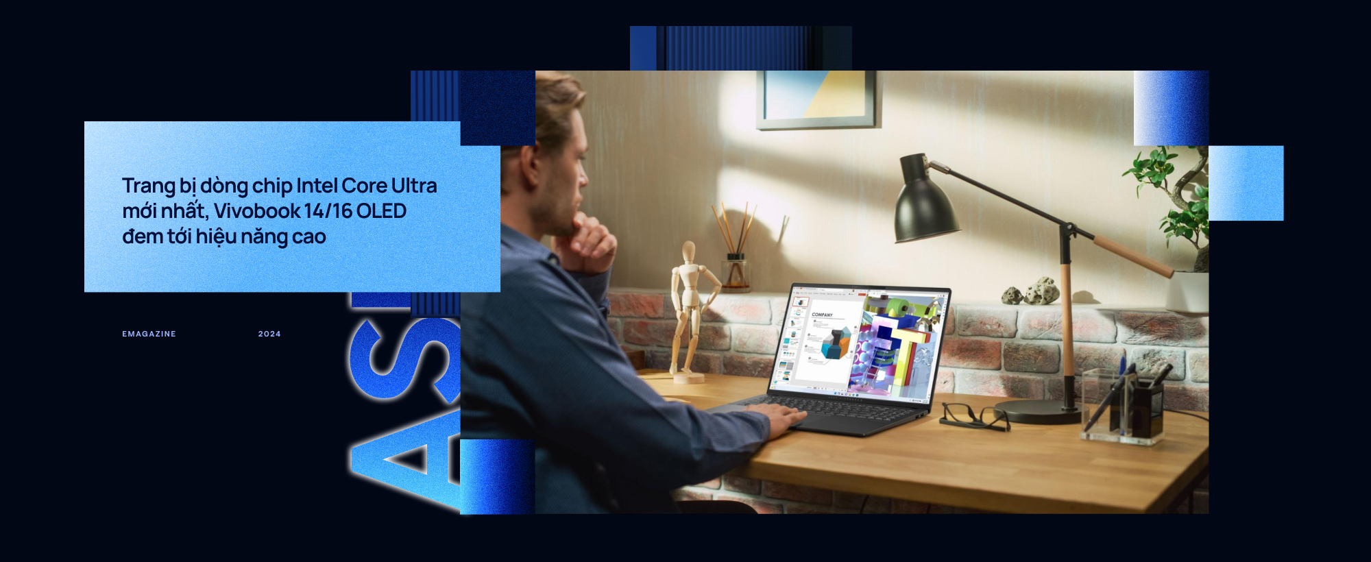 ASUS Vivobook S 14/16 OLED t&aacute;i định nghĩa laptop đa năng với thiết kế mỏng nhẹ, chip AI v&agrave; m&agrave;n h&igrave;nh Lumina OLED- Ảnh 11.