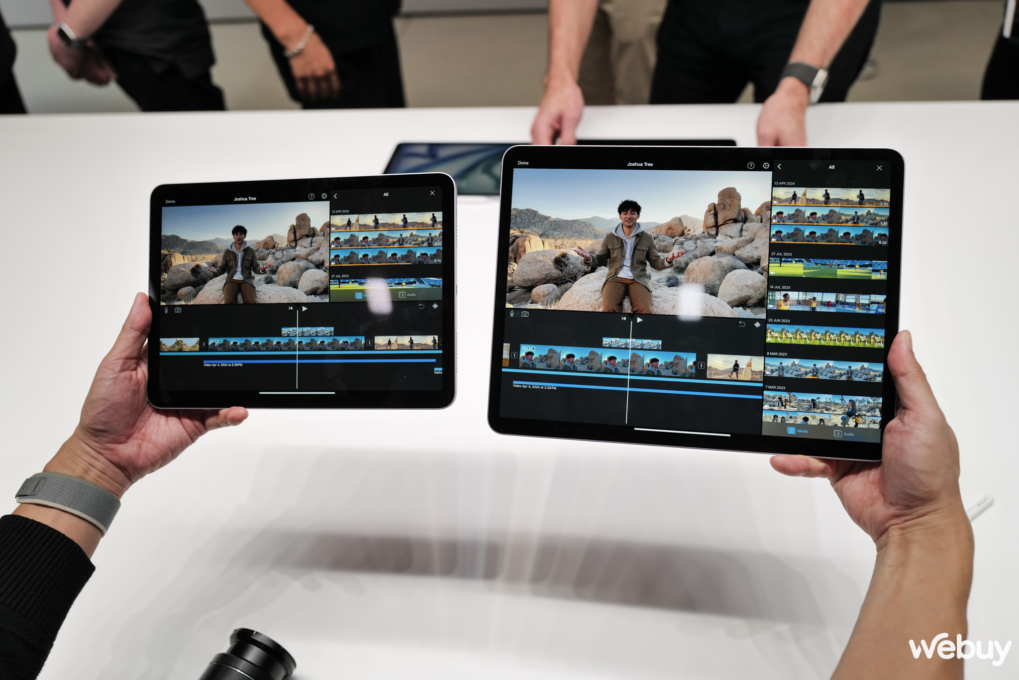 Trực tiếp ngắm nh&igrave;n iPad Air 2024: 2 k&iacute;ch thước để lựa chọn, d&ugrave;ng được b&uacute;t Apple Pencil Pro- Ảnh 3.