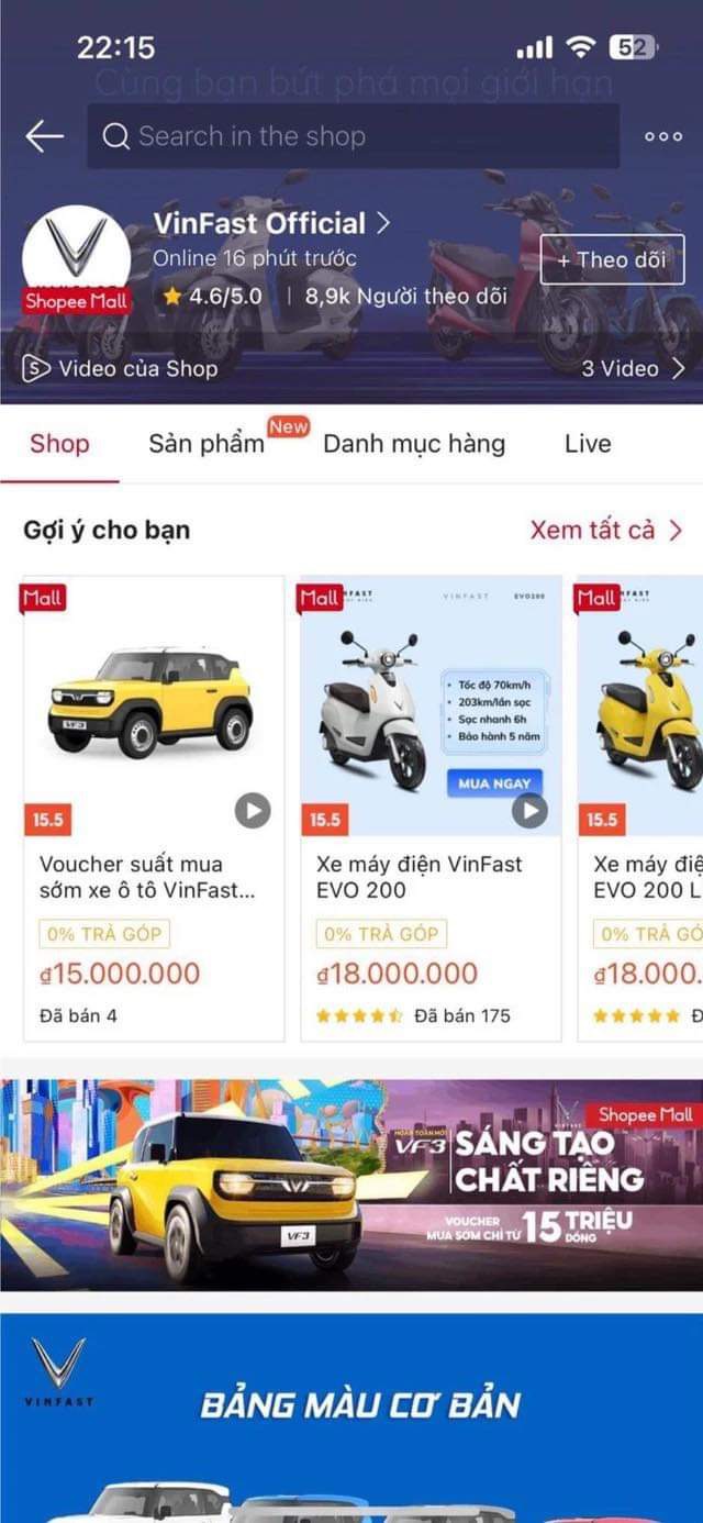 Sau 1 tháng mở bán trên Shopee, VinFast VF 3 bán được bao nhiêu chiếc?- Ảnh 2. Sau 1 tháng mở bán trên Shopee, VinFast VF 3 bán được bao nhiêu chiếc?- Ảnh 2.