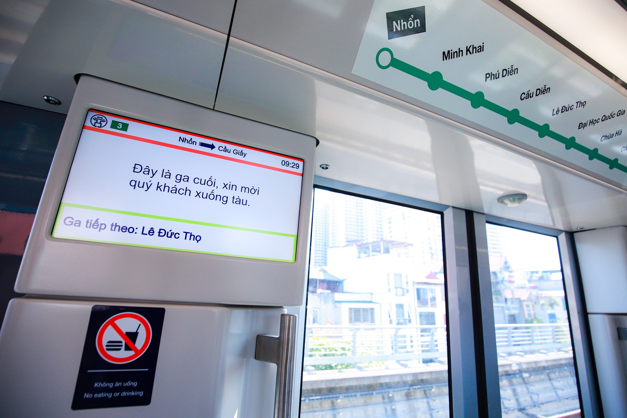 "Đột nhập" truyến metro Nhổn - ga Hà Nội trước ngày vận hành thương mại- Ảnh 10. "Đột nhập" truyến metro Nhổn - ga Hà Nội trước ngày vận hành thương mại- Ảnh 10.