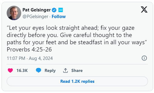 Bất lực giữa cuộc khủng hoảng Intel, CEO Gelsinger đ&agrave;nh đăng tải Kinh th&aacute;nh l&ecirc;n mạng x&atilde; hội- Ảnh 1.