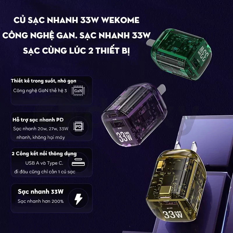 8 củ sạc thiết kế độc lạ, hỗ trợ sạc nhanh, giá chỉ từ 179.000đ vì sale đến 40%- Ảnh 3. 8 củ sạc thiết kế độc lạ, hỗ trợ sạc nhanh, giá chỉ từ 179.000đ vì sale đến 40%- Ảnh 3.