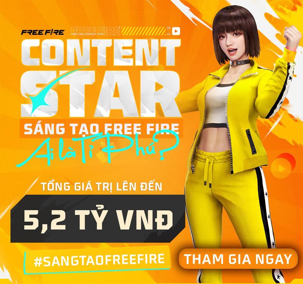 YouTube Content Star - Cuộc thi s&aacute;ng tạo d&agrave;nh ri&ecirc;ng cho game thủ Free Fire khu vực Đ&ocirc;ng Nam &Aacute;- Ảnh 1.