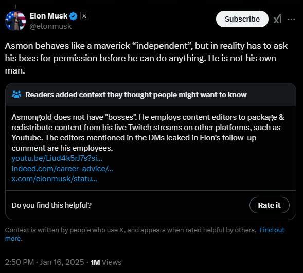 Elon Musk cay c&uacute; khi bị chỉ tr&iacute;ch kỹ năng chơi game, &ocirc;ng l&ecirc;n X đăng b&agrave;i &ldquo;b&oacute;c phốt&rdquo; nhưng lại bị cộng đồng &ldquo;check VAR&rdquo;- Ảnh 5.