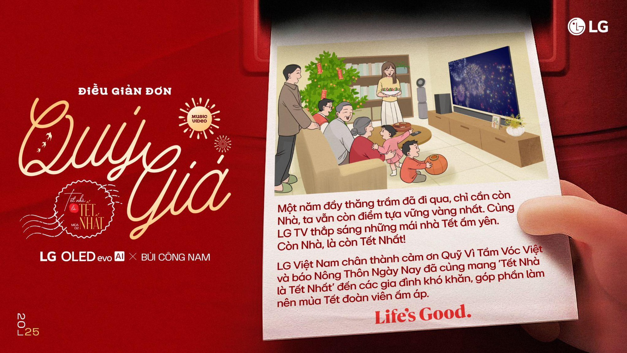 LG lan tỏa thông điệp “Tết Nhà là Tết Nhất” qua chiến dịch ý nghĩa dịp Tết Ất Tỵ- Ảnh 3. LG lan tỏa thông điệp “Tết Nhà là Tết Nhất” qua chiến dịch ý nghĩa dịp Tết Ất Tỵ- Ảnh 3.