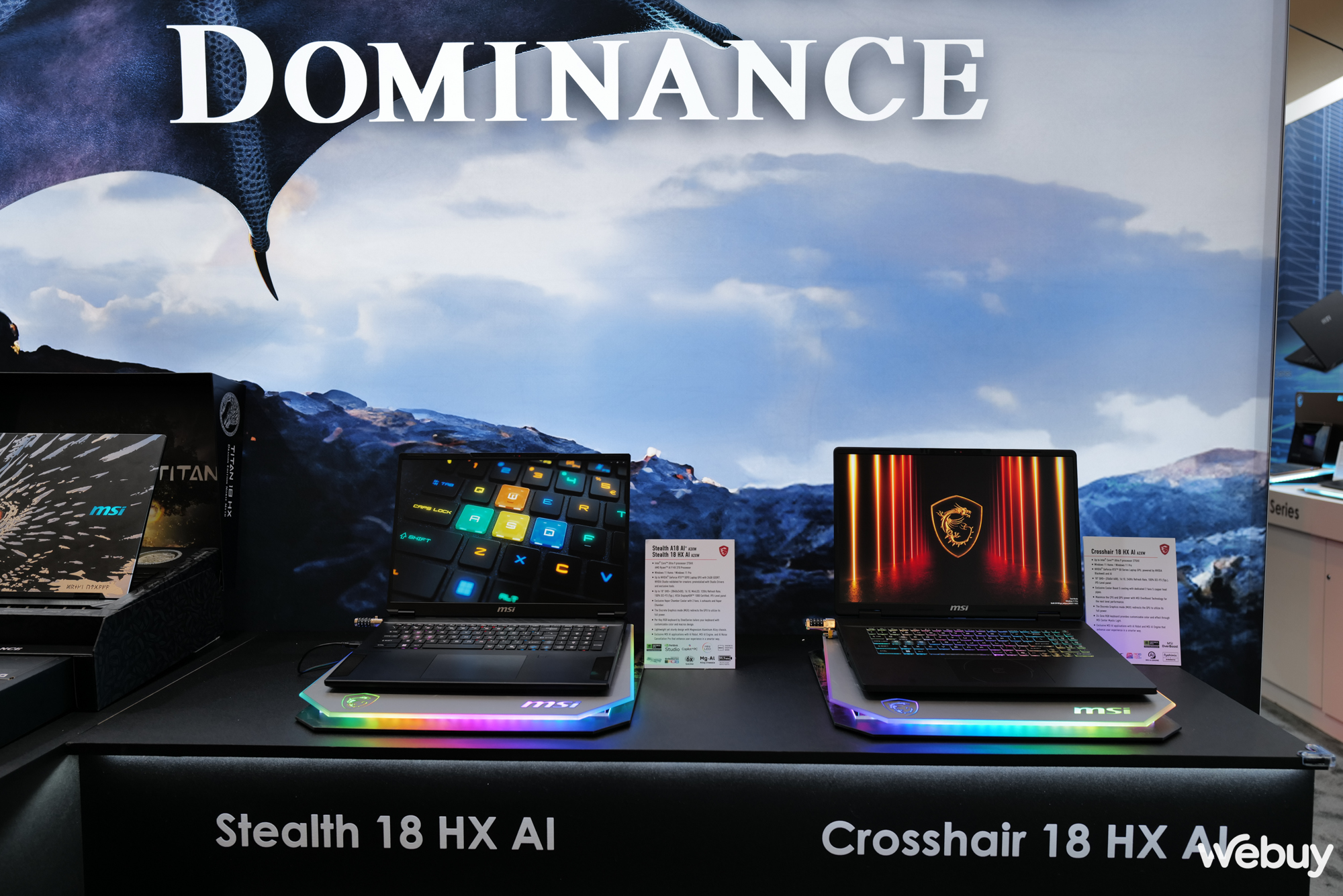 Cận cảnh &ldquo;Rồng Bắc &Acirc;u&rdquo; MSI Titan 18 HX Dragon Edition: Si&ecirc;u laptop mạnh mẽ với Intel Core Ultra 9 285HX, Nvidia RTX 5090 v&agrave; thiết kế &ldquo;ngầu v&ocirc; đối&rdquo;- Ảnh 15.