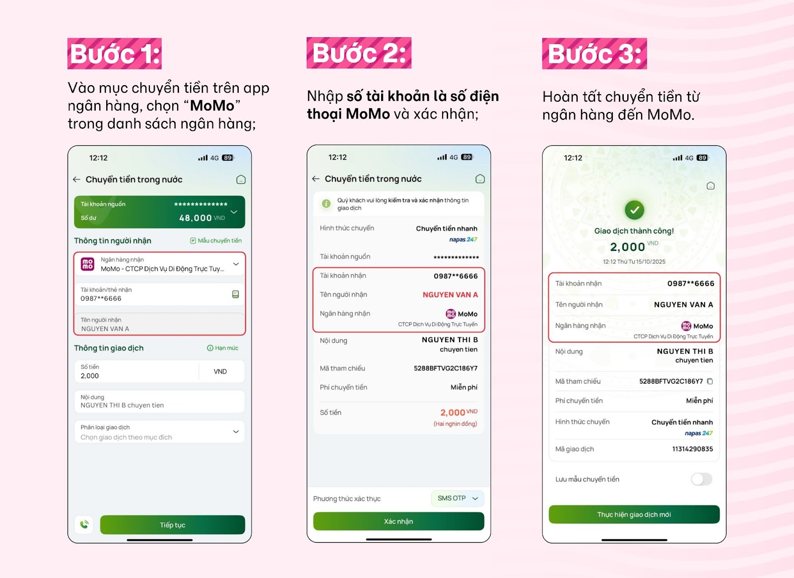 3 bước đơn giản để nhận tiền qua số điện thoại MoMo- Ảnh 1. 3 bước đơn giản để nhận tiền qua số điện thoại MoMo- Ảnh 1.