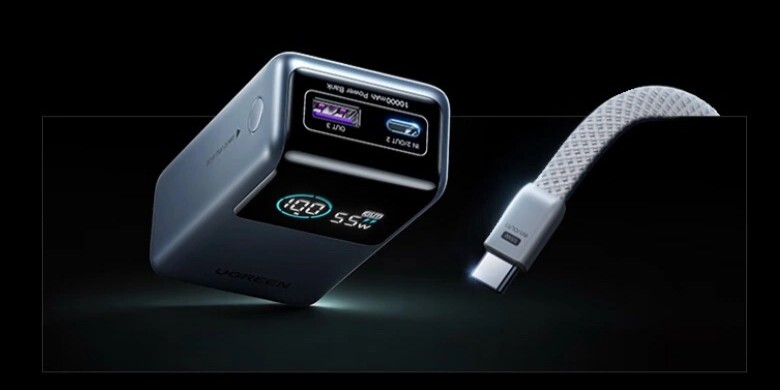 Ugreen ra mắt pin dự phòng 10.000mAh siêu nhỏ gọn nhưng 55W, sạc 3 máy cùng lúc, giá hơn 700.000đ- Ảnh 2. Ugreen ra mắt pin dự phòng 10.000mAh siêu nhỏ gọn nhưng 55W, sạc 3 máy cùng lúc, giá hơn 700.000đ- Ảnh 2.