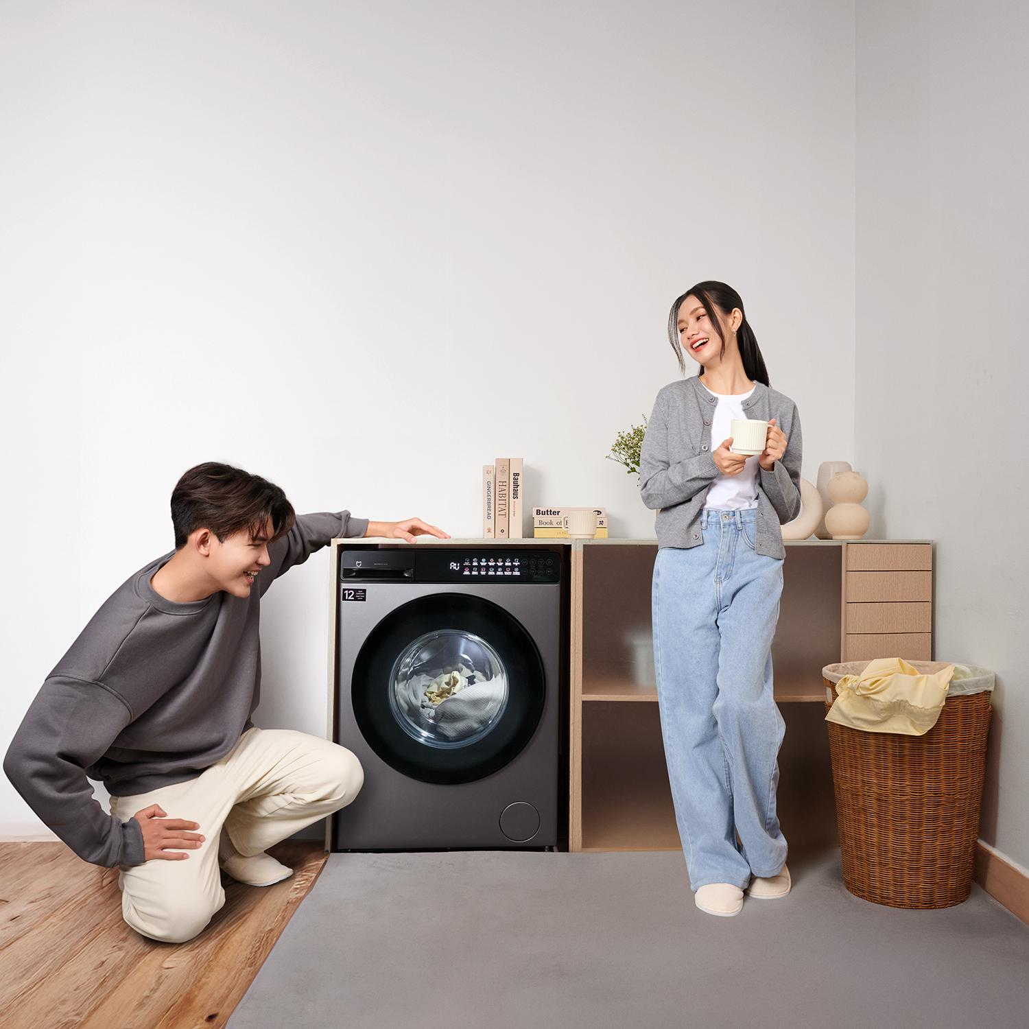 Nâng tầm smarthome với máy giặt sấy tích hợp AI từ Xiaomi: Mijia Front Load Washer Dryer 10,5kg - Ảnh 2. Nâng tầm smarthome với máy giặt sấy tích hợp AI từ Xiaomi: Mijia Front Load Washer Dryer 10,5kg - Ảnh 2.