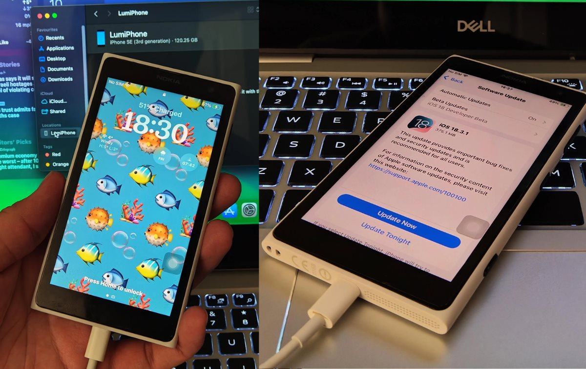 Điện thoại Nokia Lumia &ldquo;hồi sinh&rdquo;, chạy hệ điều h&agrave;nh iOS của iPhone: Chuyện lạ g&igrave; đang xảy ra?- Ảnh 1.