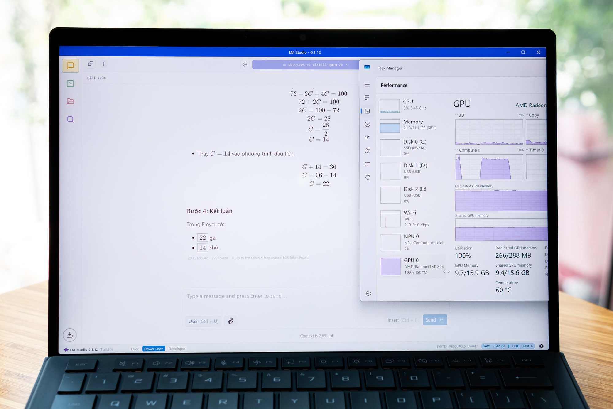 Trải nghiệm thực tế các ứng dụng AI trên laptop chip AMD: Nhiều bất ngờ- Ảnh 3. Trải nghiệm thực tế các ứng dụng AI trên laptop chip AMD: Nhiều bất ngờ- Ảnh 3.