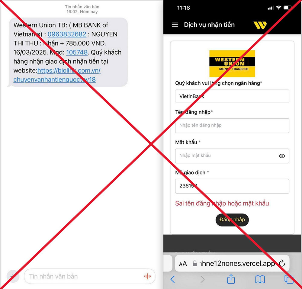 Công an cảnh báo thao tác rút tiền từ nước ngoài về tài khoản cá nhân nhưng thực chất lại đang chuyển khoản cho kẻ lừa đảo- Ảnh 1. Công an cảnh báo thao tác rút tiền từ nước ngoài về tài khoản cá nhân nhưng thực chất lại đang chuyển khoản cho kẻ lừa đảo- Ảnh 1.