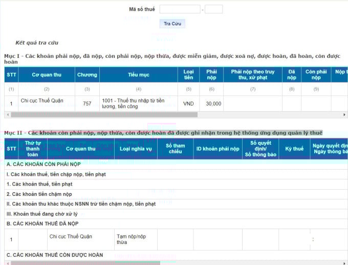 Tạm cấm xuất cảnh nếu nợ thuế từ 50 triệu trở lên: Công dân thực hiện ngay các bước sau để xem mình có thuộc diện bị cấm hay không- Ảnh 5. Tạm cấm xuất cảnh nếu nợ thuế từ 50 triệu trở lên: Công dân thực hiện ngay các bước sau để xem mình có thuộc diện bị cấm hay không- Ảnh 5.