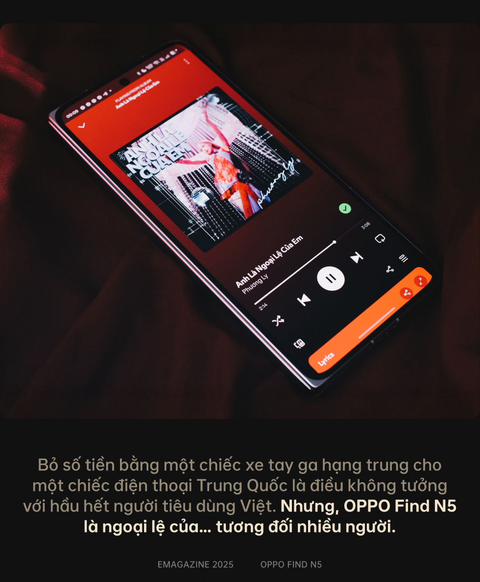 Đánh giá OPPO Find N5: Đơn giản là điện thoại gập tốt nhất thế giới- Ảnh 2. Đánh giá OPPO Find N5: Đơn giản là điện thoại gập tốt nhất thế giới- Ảnh 2.