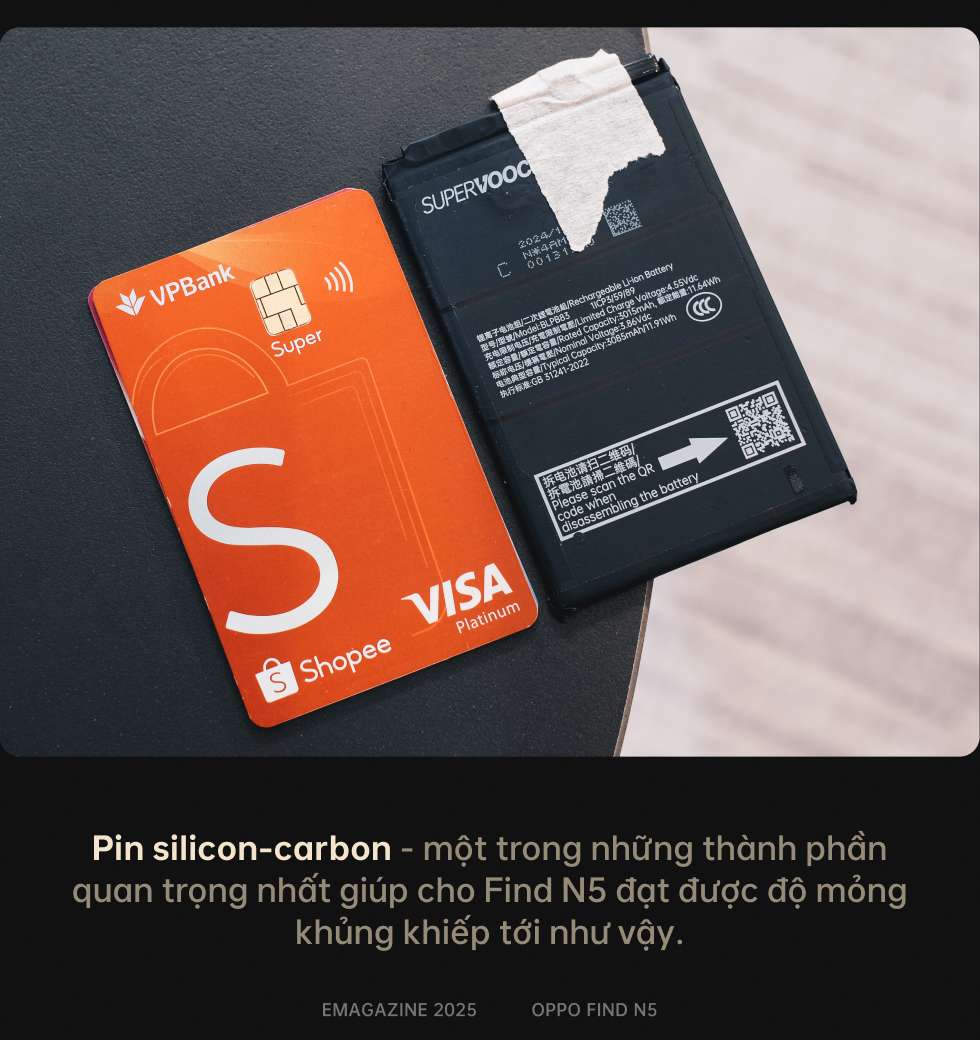 Đánh giá OPPO Find N5: Đơn giản là điện thoại gập tốt nhất thế giới- Ảnh 6. Đánh giá OPPO Find N5: Đơn giản là điện thoại gập tốt nhất thế giới- Ảnh 6.