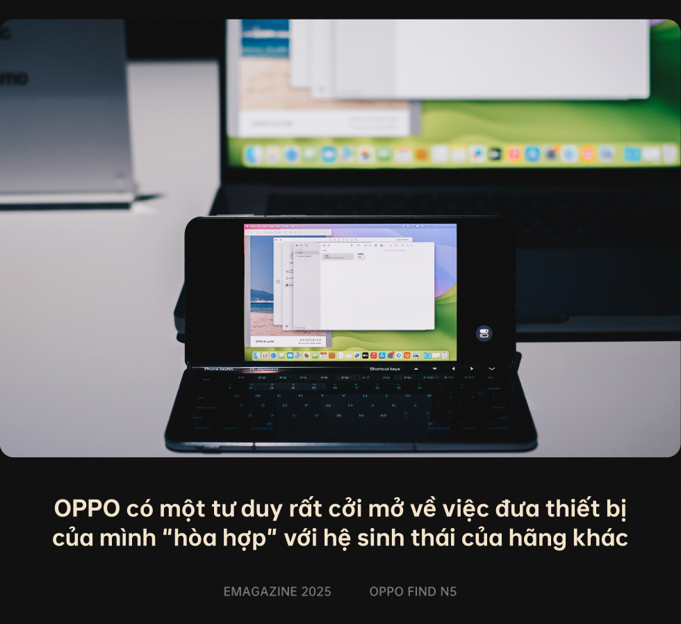Đánh giá OPPO Find N5: Đơn giản là điện thoại gập tốt nhất thế giới- Ảnh 27. Đánh giá OPPO Find N5: Đơn giản là điện thoại gập tốt nhất thế giới- Ảnh 27.