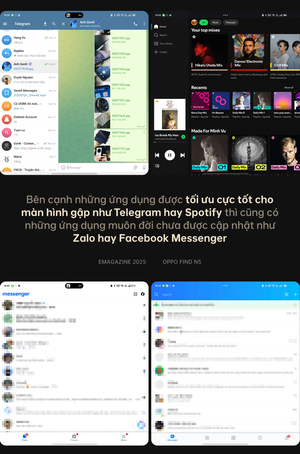 Đánh giá OPPO Find N5: Đơn giản là điện thoại gập tốt nhất thế giới- Ảnh 28. Đánh giá OPPO Find N5: Đơn giản là điện thoại gập tốt nhất thế giới- Ảnh 28.