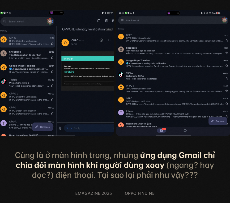 Đánh giá OPPO Find N5: Đơn giản là điện thoại gập tốt nhất thế giới- Ảnh 29. Đánh giá OPPO Find N5: Đơn giản là điện thoại gập tốt nhất thế giới- Ảnh 29.