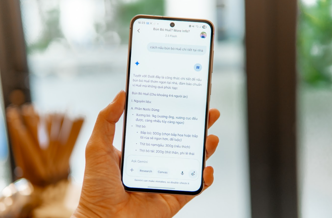 Đi để nếm, để nhớ v&agrave; để nấu: H&agrave;nh tr&igrave;nh ẩm thực với Galaxy A56 5G v&agrave; Gemini Live- Ảnh 3.