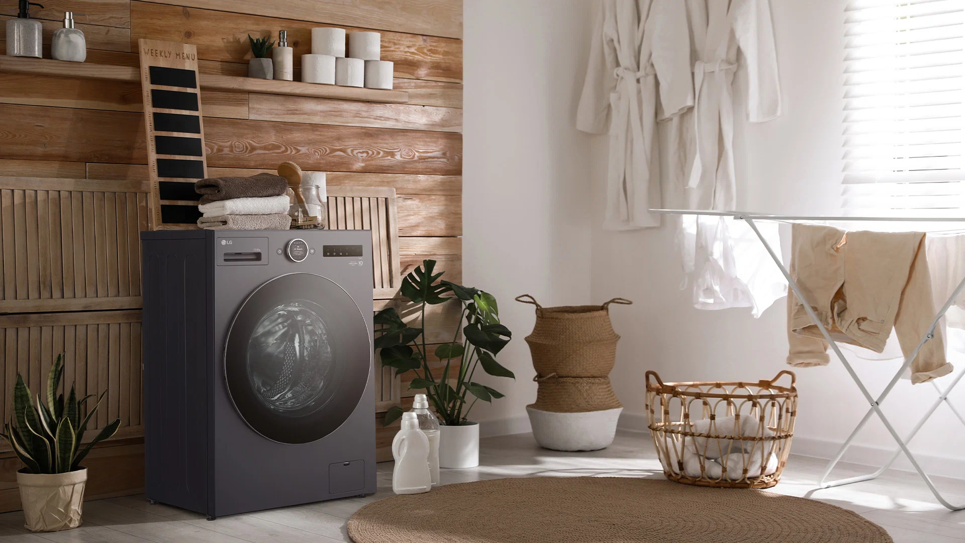 Ra mắt LG AI DD&trade; 2.0: M&aacute;y giặt biết "nghĩ" đời mới, m&ocirc; phỏng giặt tay, hơi nước khử khuẩn, giảm thải vi nhựa, bảo h&agrave;nh đến 10 năm- Ảnh 2.