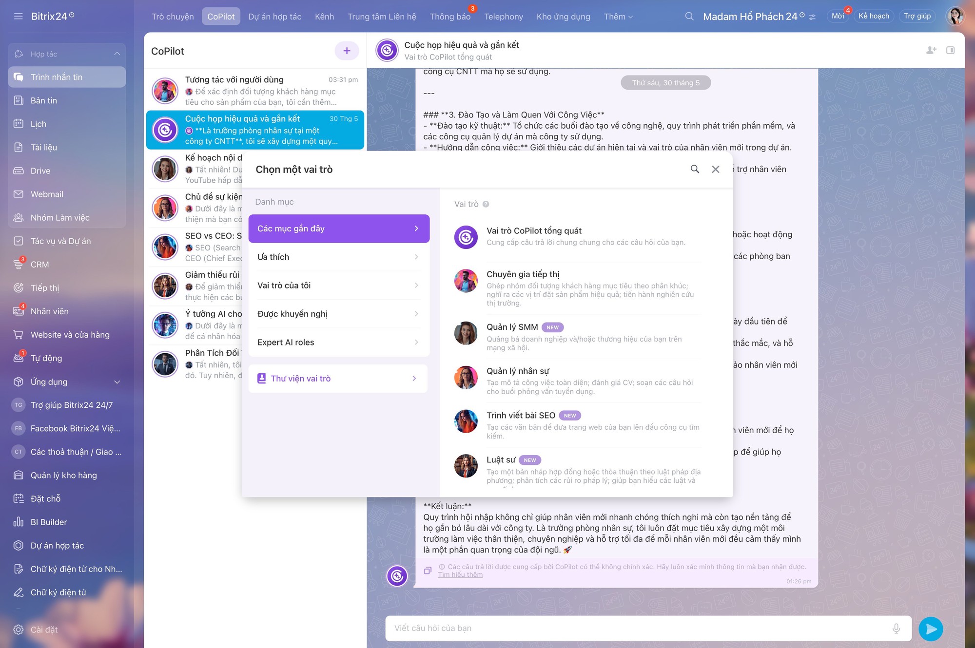 Tiếp thị thế hệ mới: CoPilot Bitrix24 để giải quyết các vấn đề về tiếp thị và sáng tạo- Ảnh 2. Tiếp thị thế hệ mới: CoPilot Bitrix24 để giải quyết các vấn đề về tiếp thị và sáng tạo- Ảnh 2.
