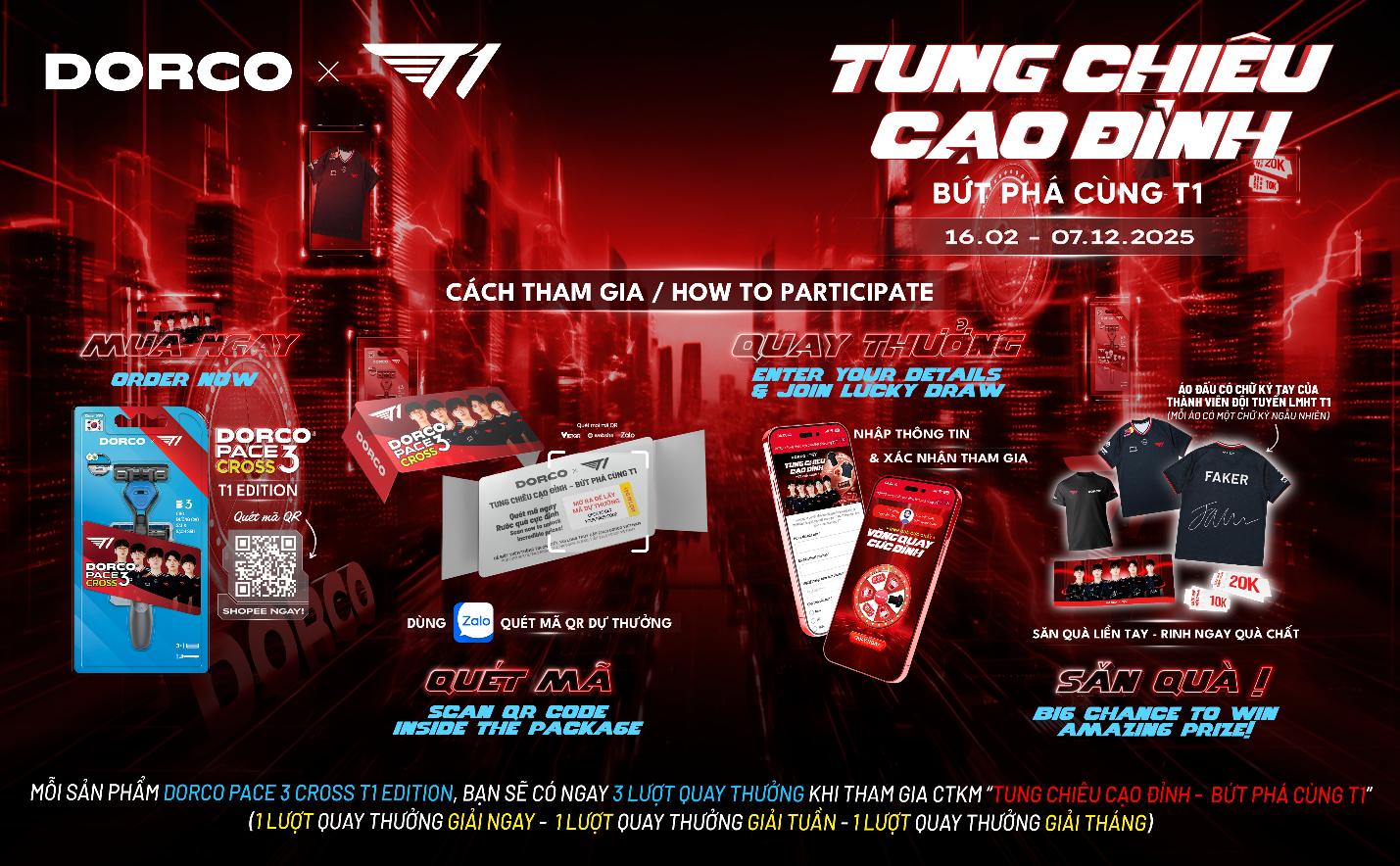 DORCO x T1: Dao cạo râu “chân ái” cho game thủ- Ảnh 4. DORCO x T1: Dao cạo râu “chân ái” cho game thủ- Ảnh 4.