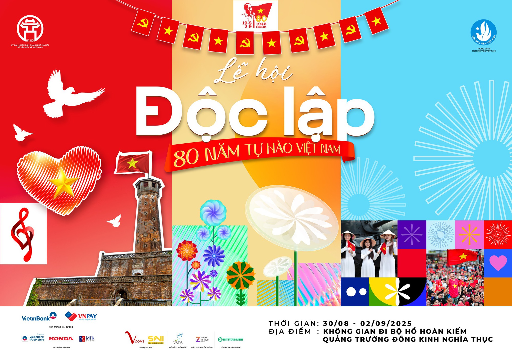 Đêm nhạc sắc màu kết nối quá khứ và hiện đại tại Lễ Hội Độc Lập - 80 Năm Tự Hào Việt Nam- Ảnh 1. Đêm nhạc sắc màu kết nối quá khứ và hiện đại tại Lễ Hội Độc Lập - 80 Năm Tự Hào Việt Nam- Ảnh 1.