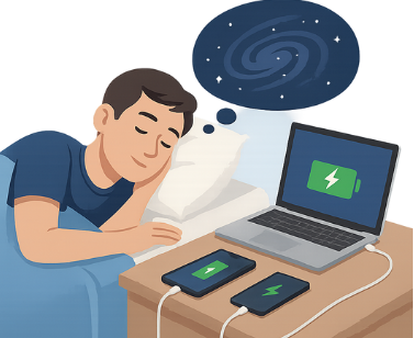 Sạc laptop, điện thoại qua đêm có làm tăng hóa đơn tiền điện?- Ảnh 1. Sạc laptop, điện thoại qua đêm có làm tăng hóa đơn tiền điện?- Ảnh 1.