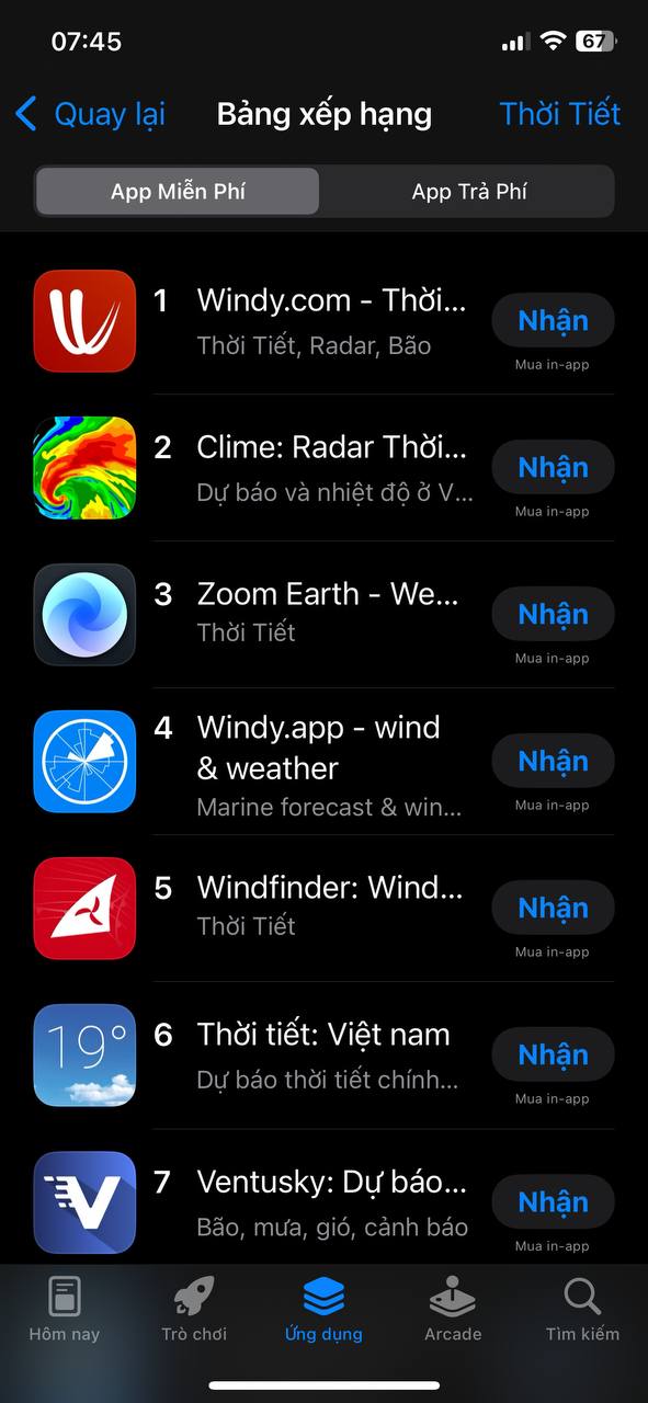 Lo bão về, một ứng dụng được tải nhiều nhất tại Việt Nam- Ảnh 1. Lo bão về, một ứng dụng được tải nhiều nhất tại Việt Nam- Ảnh 1.