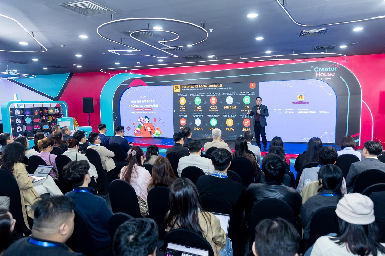 “Vui Tết an toàn - không lo Deepfake”: Chung tay đẩy lùi lừa đảo trực tuyến - Ảnh 1. “Vui Tết an toàn - không lo Deepfake”: Chung tay đẩy lùi lừa đảo trực tuyến - Ảnh 1.