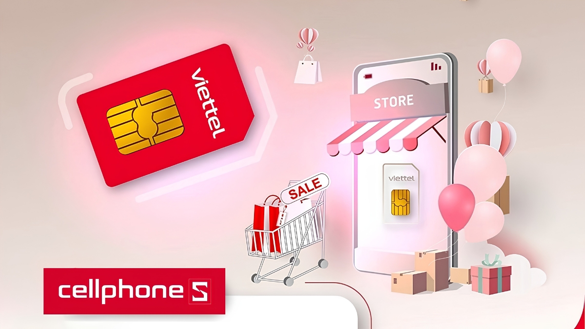 Mua sim Viettel data và hỗ trợ chuẩn hóa VNeID tại CellphoneS - Ảnh 1. Mua sim Viettel data và hỗ trợ chuẩn hóa VNeID tại CellphoneS - Ảnh 1.