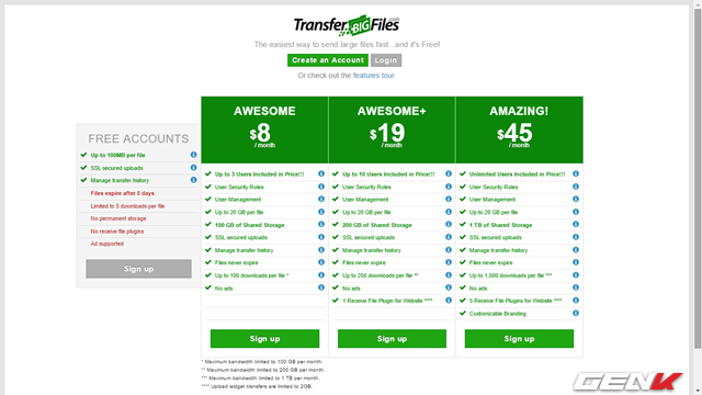 
Bảng gi&aacute; dịch vụ.
