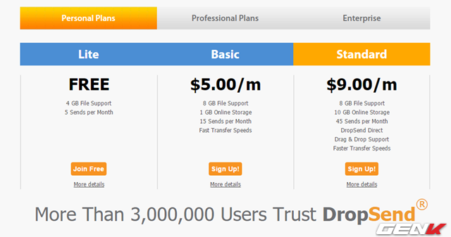 
Bảng gi&aacute; dịch vụ.
