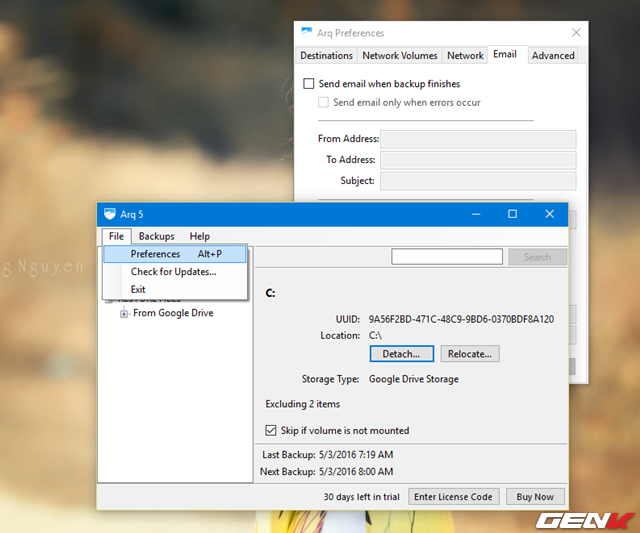 
Để điều chỉnh th&ecirc;m một số c&aacute;c t&ugrave;y chọn kh&aacute;c, bạn h&atilde;y truy cập v&agrave;o File -> Preferences v&agrave; lựa chọn tab cấu h&igrave;nh m&igrave;nh cần.
