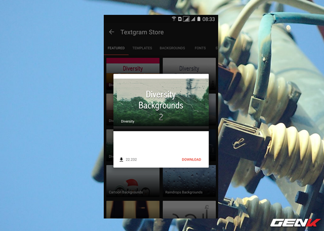 
Textgram cung cấp rất nhiều c&aacute;c t&ugrave;y chọn để bạn c&oacute; thể s&aacute;ng tạo &ldquo;t&aacute;c phẩm&rdquo; cho m&igrave;nh như điều chỉnh font chữ, di chuyển, thay đổi k&iacute;ch thước, th&ecirc;m, d&aacute;n nội dụng. Thậm ch&iacute; bạn c&ograve;n c&oacute; thể thay đổi độ mờ v&agrave; m&agrave;u sắc cho c&aacute;c nội dung m&agrave; bạn th&ecirc;m v&agrave;o ảnh.
