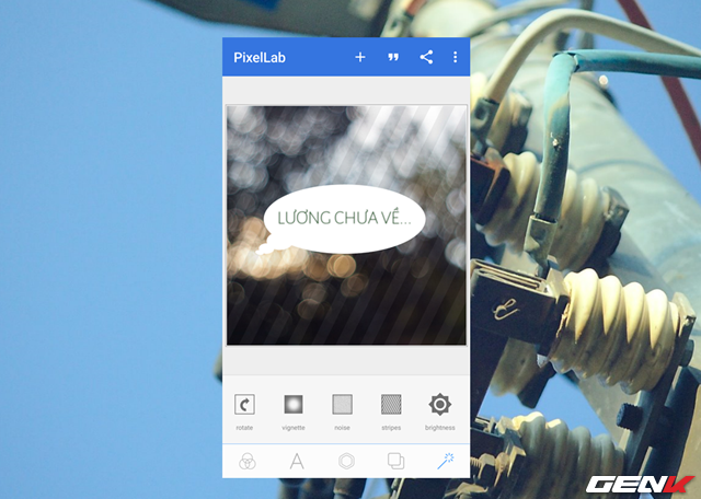 
C&aacute;c hiệu ứng v&agrave; t&iacute;nh năng m&agrave; PixelLab cung cấp rất đa dạng v&agrave; phong ph&uacute;, tuy nhi&ecirc;n việc sắp xếp ch&uacute;ng c&oacute; vẻ kh&aacute; lộn xộn v&agrave; phải mất ch&uacute;t &iacute;t thời gian bạn mới c&oacute; thể l&agrave;m quen được với n&oacute;.
