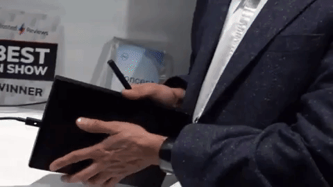 [CES 2020] Cận cảnh bộ đ&ocirc;i laptop độc đ&aacute;o Dell Concept Duet v&agrave; Concept Ori: Một m&agrave;n h&igrave;nh đ&ocirc;i, một m&agrave;n h&igrave;nh gập - Ảnh 8.