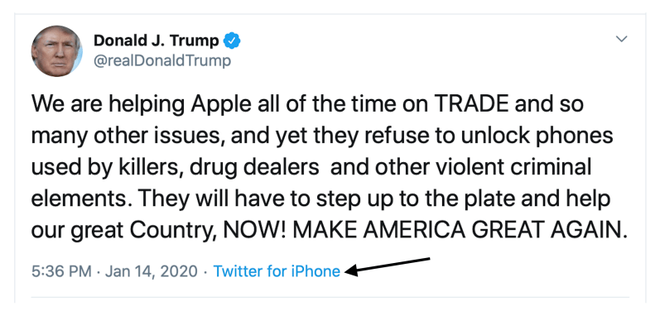 Đến lượt đích thân ông Trump yêu cầu Apple giúp đỡ mở khóa iPhone của nghi phạm khủng bố - Ảnh 1. Đến lượt đích thân ông Trump yêu cầu Apple giúp đỡ mở khóa iPhone của nghi phạm khủng bố - Ảnh 1.