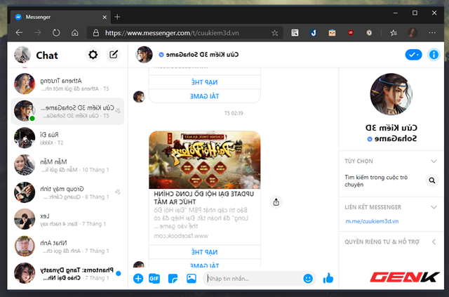 Tránh người khác xem lén tin nhắn Facebook của bạn trên Google Chrome - Ảnh 4. Tránh người khác xem lén tin nhắn Facebook của bạn trên Google Chrome - Ảnh 4.