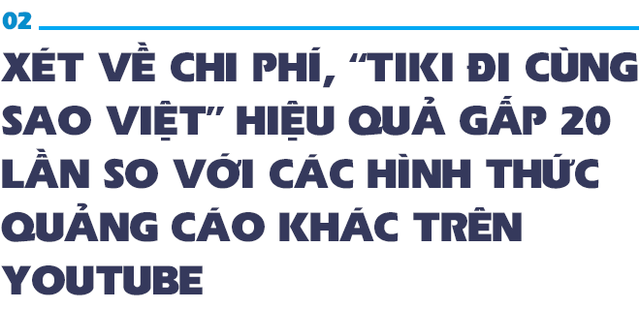 Ph&oacute; TGĐ Tiki: Đầu tư v&agrave;o h&agrave;ng trăm MV của sao Việt hiệu quả gấp 20 lần c&aacute;c h&igrave;nh thức quảng c&aacute;o tr&ecirc;n Youtube! - Ảnh 4.
