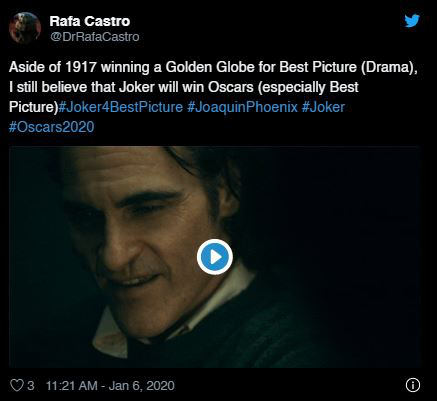 Quả cầu v&agrave;ng 2020: Fan &ldquo;cay c&uacute;&rdquo; khi Joker để tuột giải v&agrave;o tay một bộ phim c&ograve;n chưa c&ocirc;ng chiếu - Ảnh 4.