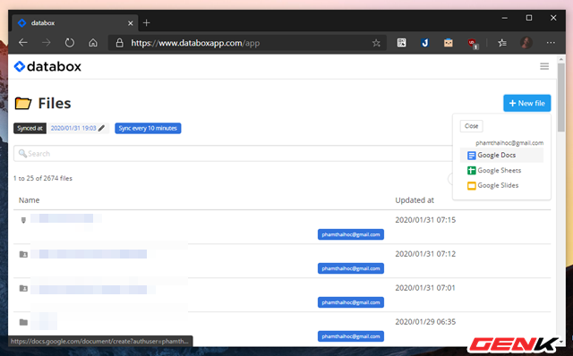 Quản l&yacute; c&ugrave;ng l&uacute;c nhiều t&agrave;i khoản Google Drive với Databox - Ảnh 9.