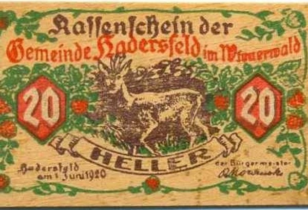 Cận cảnh loại tiền gỗ có một không hai ở Đức