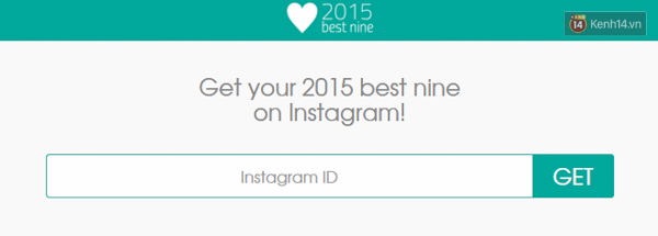 Điền Instagram ID vào và chọn GET.