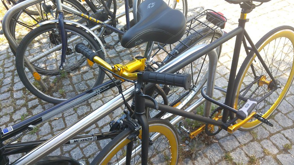 Khi nhìn vào màu vàng trên chiếc xe đạp bạn sẽ thấy rằng các đối tượng màu sáng trong ảnh chụp bởi camera của G4 sẽ rực rỡ hơn hơn so với thực tế.